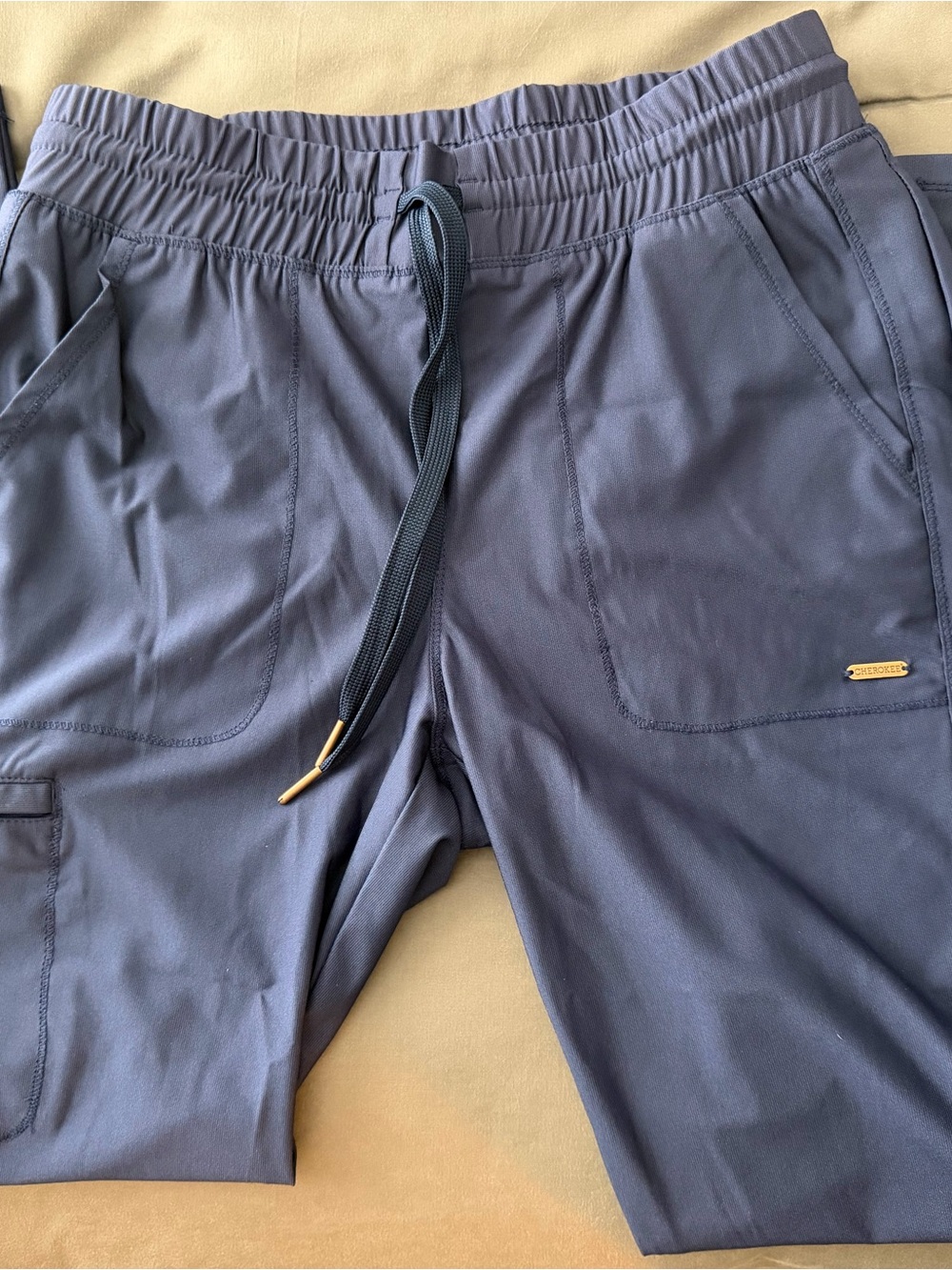Cherokee Navy Drawstring Track Joggers
